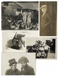 Lot of Five Moe Howard Personal Family Photos -- Several From Early 20th Century Including One on Their Family Farm -- Various Sizes, Approximately 3.5 x 2.5 -- Very Good Condition